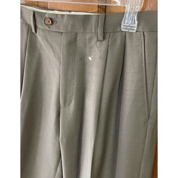 Lauren Ralph Lauren Wool 2-Piece Suit Sz 38R 32x31 Trousers Taupe business - Picture 5 of 16